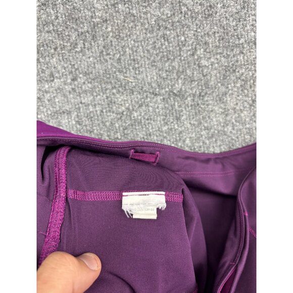 Athleta Skort Womens Medium Purple Fairway Golf 16 in Built-In Shorts Pockets - Picture 7 of 7